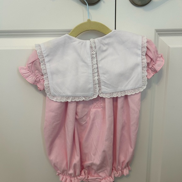 Cecil and Lou White and Pink Baby Dress - Picture 2 of 4